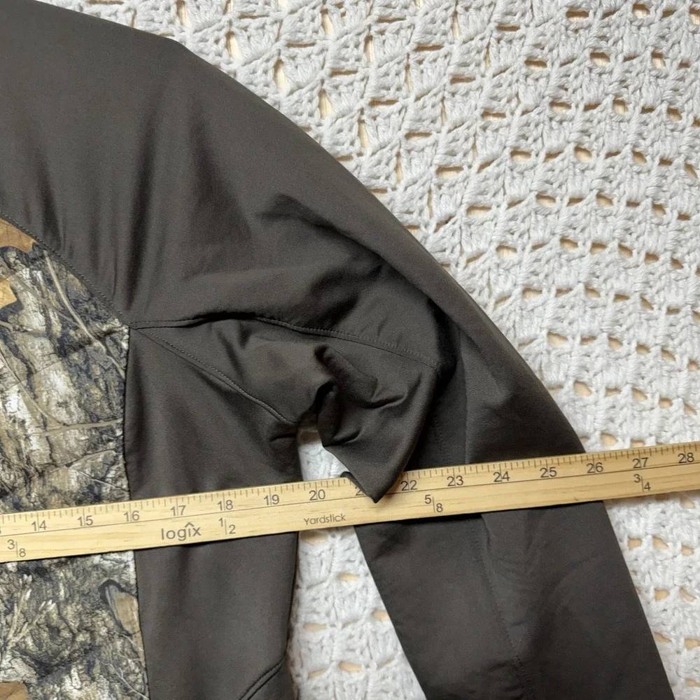 Under Armor Real Tree Jacket Women Sz L Camouflage Full Zip Materiaux Neufs - Picture 6 of 15